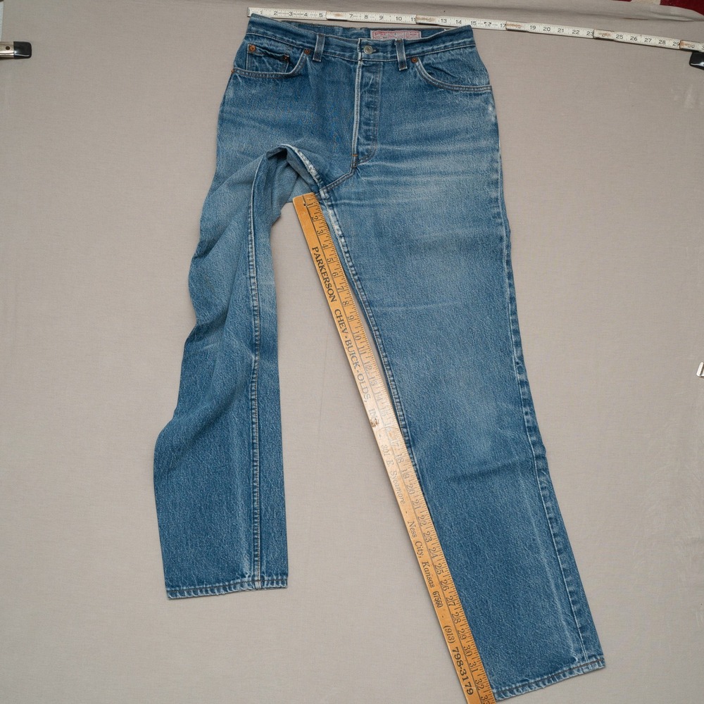 Vintage 70s 80s Womens Levis 501 Denim‎ Jeans 20501 0112 Size 15 30x33 - Picture 5 of 16